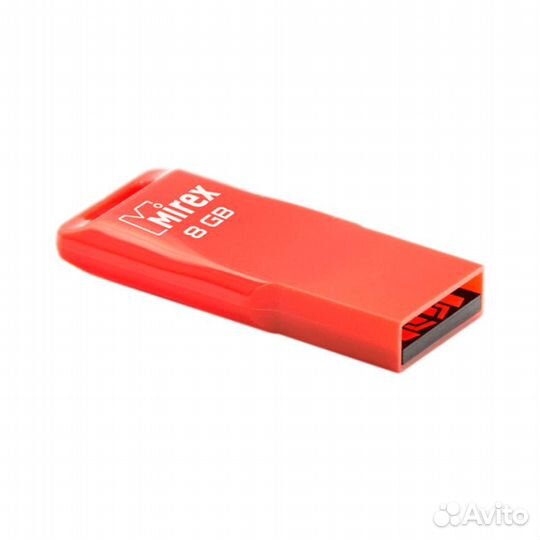 Флешка 8GB Mirex Mario, USB 2.0, Красный