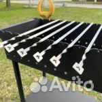 Шампур крученый из нерж. стали толщиной 2мм, длиной 500мм