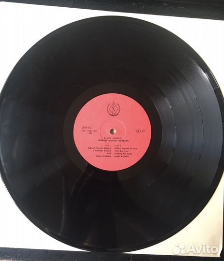 Виниловая пластинка Black Sabbath