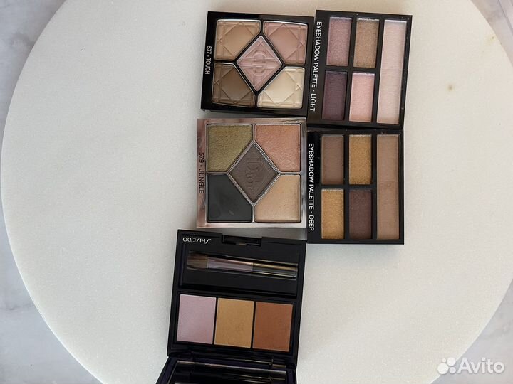 Крем тональный, скульптор, тени для век