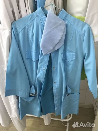 Медицинский халат женский Размеры 46-56 Рукав +