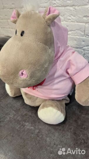 Мягкая игрушка бегемот