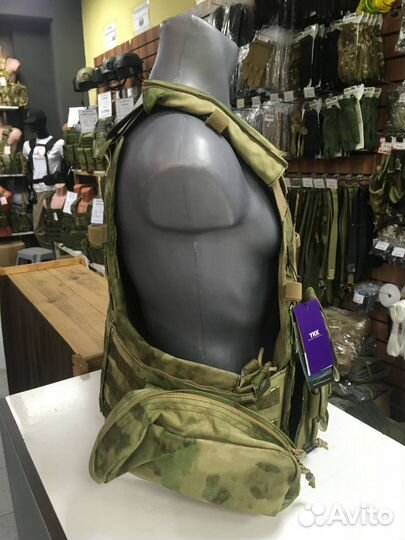 Бронежилет плитник Emerson (мох,atacs-FG)(Бр5/Бр2)