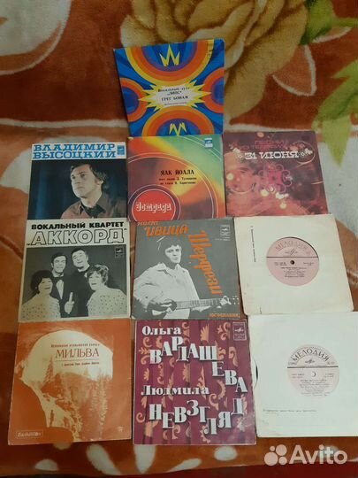 Виниловые пластинки СССР