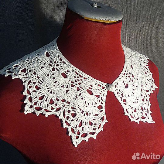 Воротник крючком