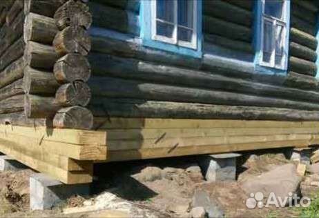 Реставрация фундамента замена венцов с подыемом