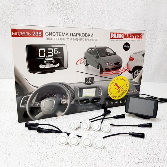 Парктроник parkmaster 238 Белые