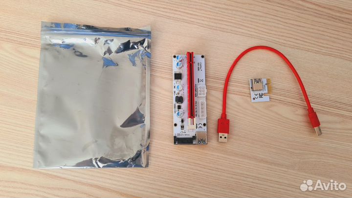 Новый Райзер VER 008s 3в1, Кабель USB 30 см