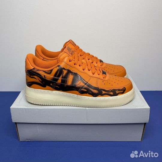 Nike Air Force 1 Low Orange Skeleton (9/10.5us)