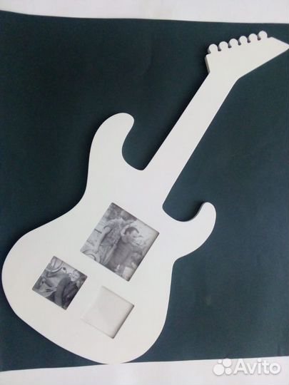 Фоторамка гитара белая