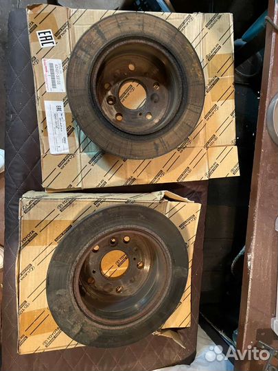 Задние тормозные диски toyota camry 50 оригинал