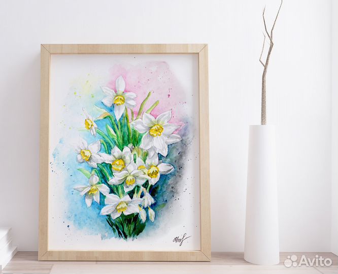 Картина акварель 