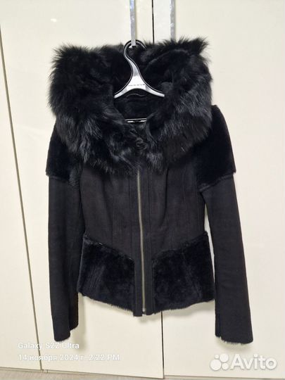 Дубленка натуральная женская р.42