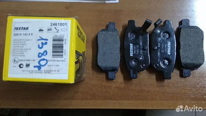 Тормозные колодки Toyota Auris/Corolla 24610 143 0