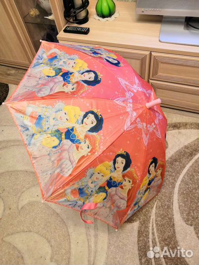 Зонт трость детский Принцессы