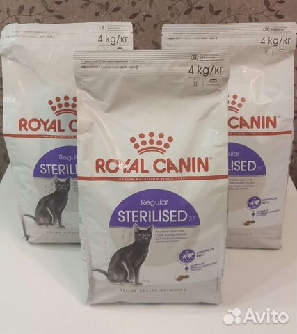 Корм для кошек Royal Canin Sterilised 37, уп. 4 кг