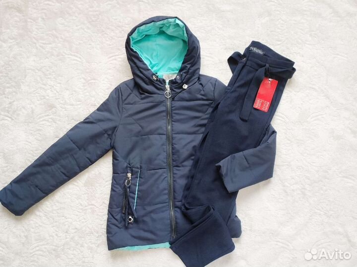 Цена за всё. Куртка и брюки новые 44 размер