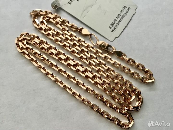 Золотая цепочка якорь