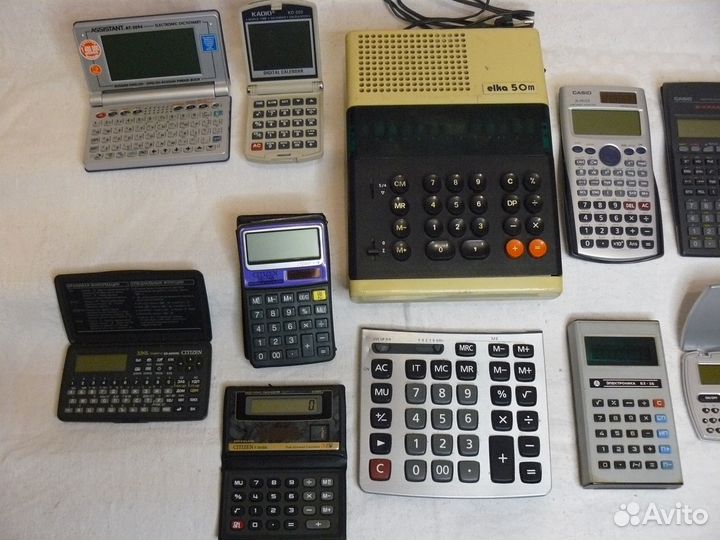 Калькуляторы СССР, Citizen, Casio