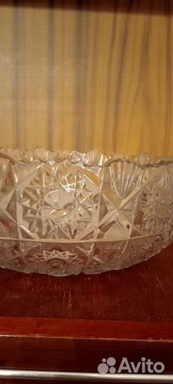 Салатницы хрустальные
