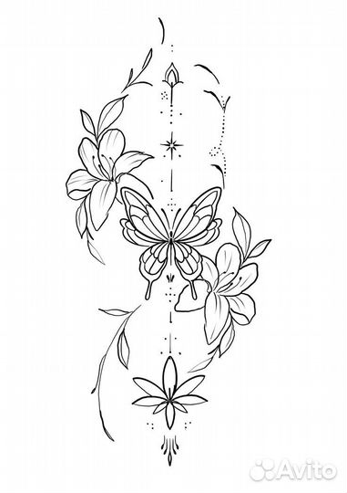 Модель на тату