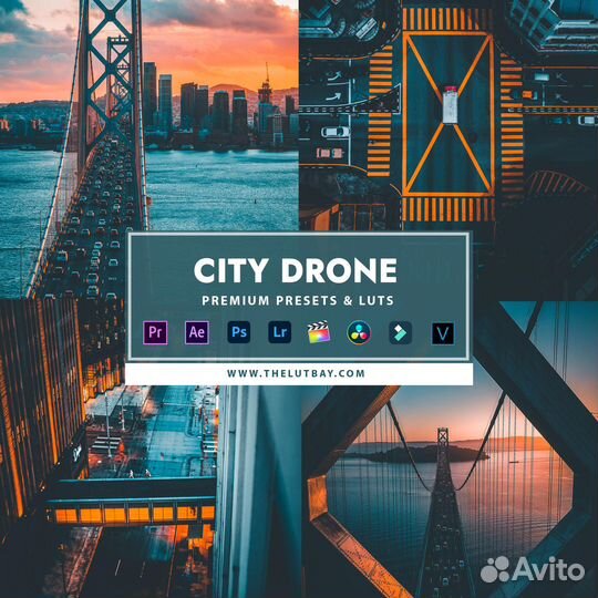 Премиум Presets & LUTs. Drone Bundle