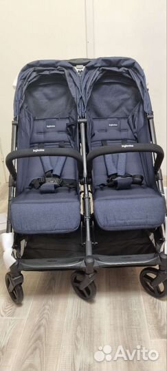 Новая Прогулочная коляска для двойни Inglesina