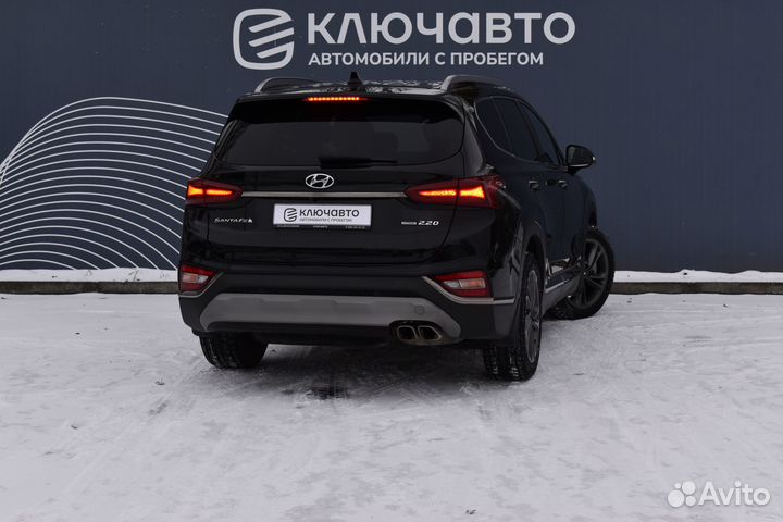 Hyundai Santa Fe 2.2 AT, 2018, 185 000 км