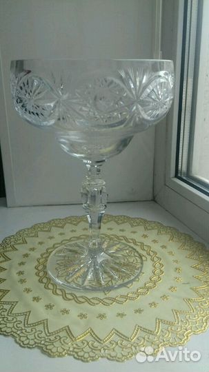 Ваза хрустальная для фруктов