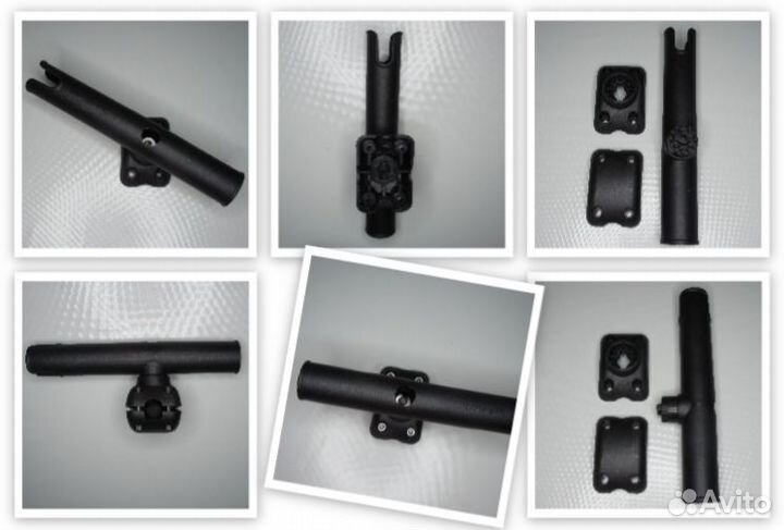 Держатель спиннинга на транец и рейлинг