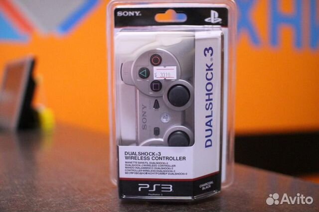 Геймпад Sony DualShock 3 PS3 (серебристый)