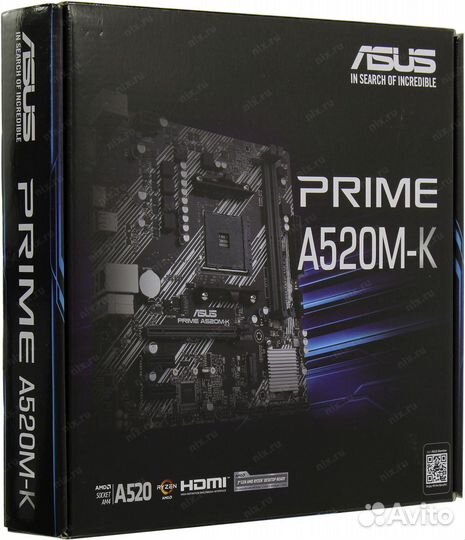 Материнская плата Asus A520M-K