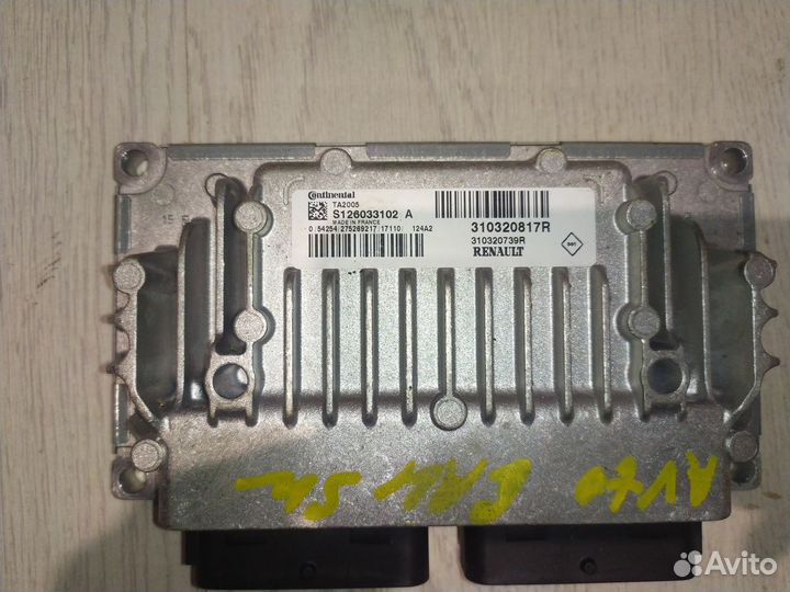 Блок управления АКПП эбу коробки автомат Renault s
