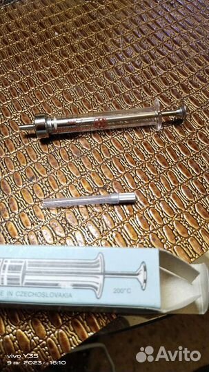 Шприц многоразовый производитель Чехословакиия