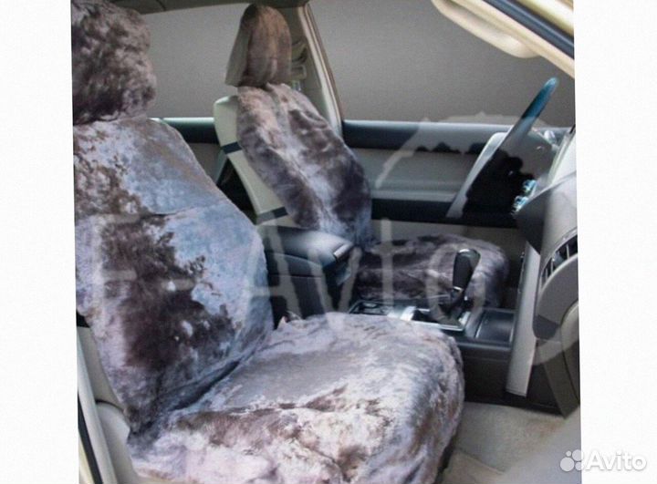 Меховые накидки на сидения натуральный мех
