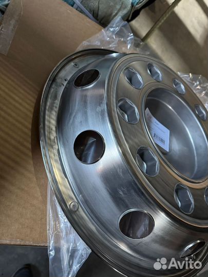 Колпак колеса R22,5 задний нержавейка