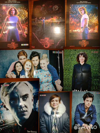 Много плакатов Все звёзды k-pop, аниме и не только