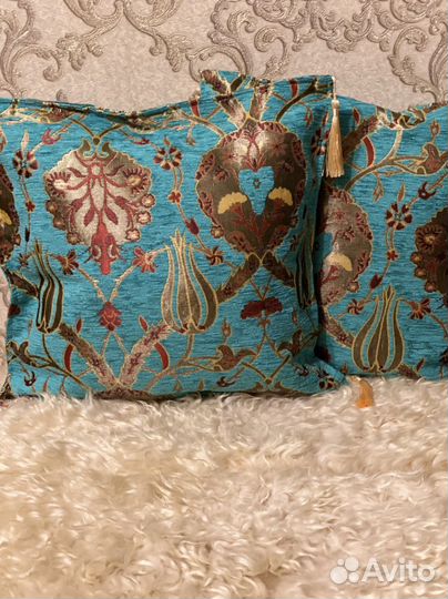 Декоративные чехлы в этно стиле на подушки