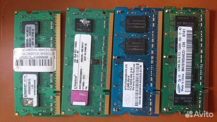 Оперативная память so dimm ddr2 512mb