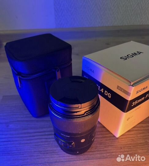 Объектив sigma 35 mm 1 4 canon