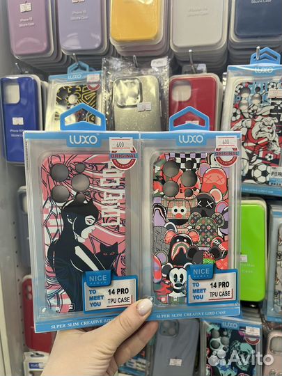Чехлы для iPhone luxo светящиеся