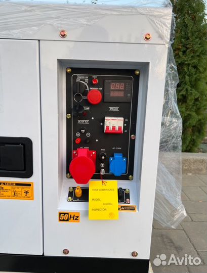 Дизельный генератор 12 кВт g-power трехфазный с по