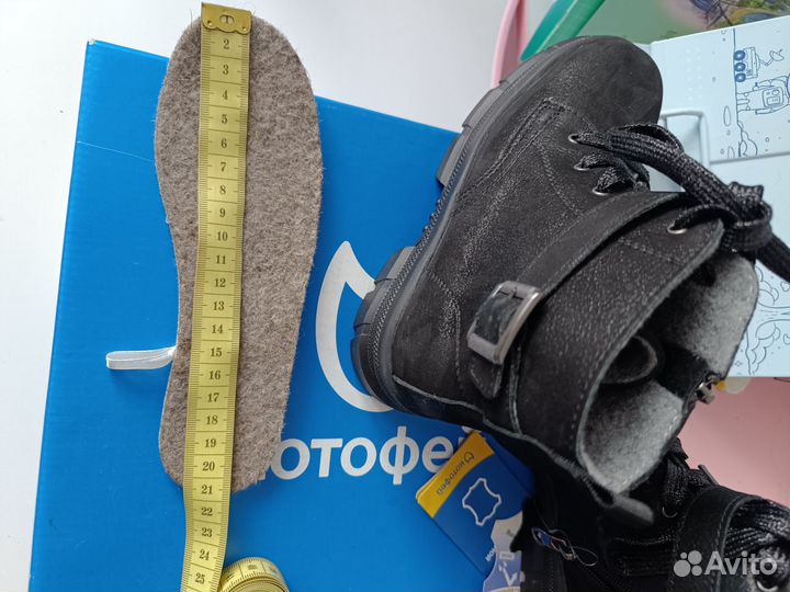 Ботинки демисезонные для девочки, новые Р. 32