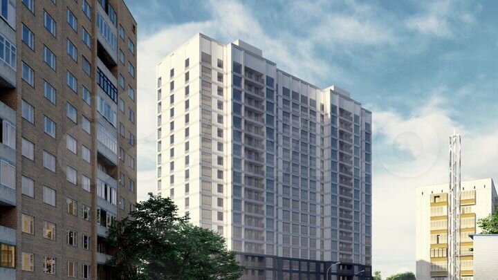 2-к. квартира, 69,7 м², 9/16 эт.