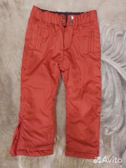 Утеплённые штаны для мальчика 86 92