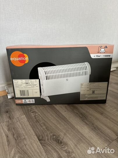 Обогреватель конвектор 1500 вт