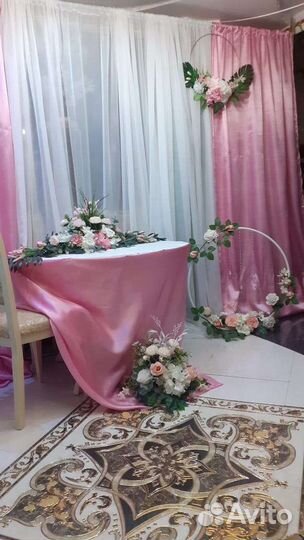 Оформление зала для свадьбы,юбилея,дня рождения