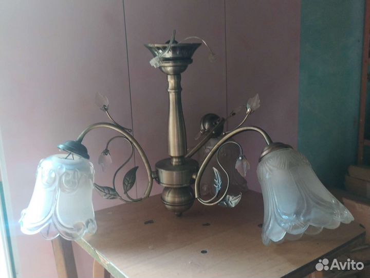 Люстра потолочная бу