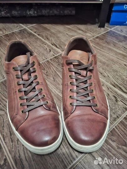 Классические кеды кожаные демисезонные