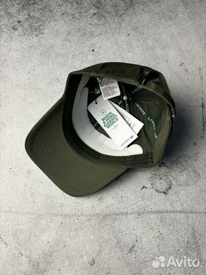 Бейсболка Lacoste хаки